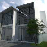 Proyecto Las Cumbres 1, Fachada posterior